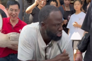 我的小心脏~追梦品尝潮汕卤水拼盘 被身后大鹅吓得弹射起飞